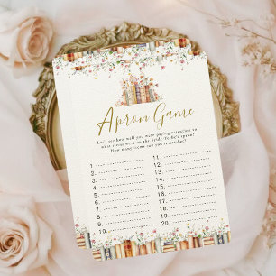 Apron Bridal Shower Game   New Chapter Storybook 