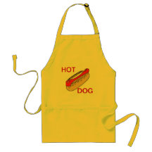 APRON CHEFS APRON FOR HOT DOG YELLOW