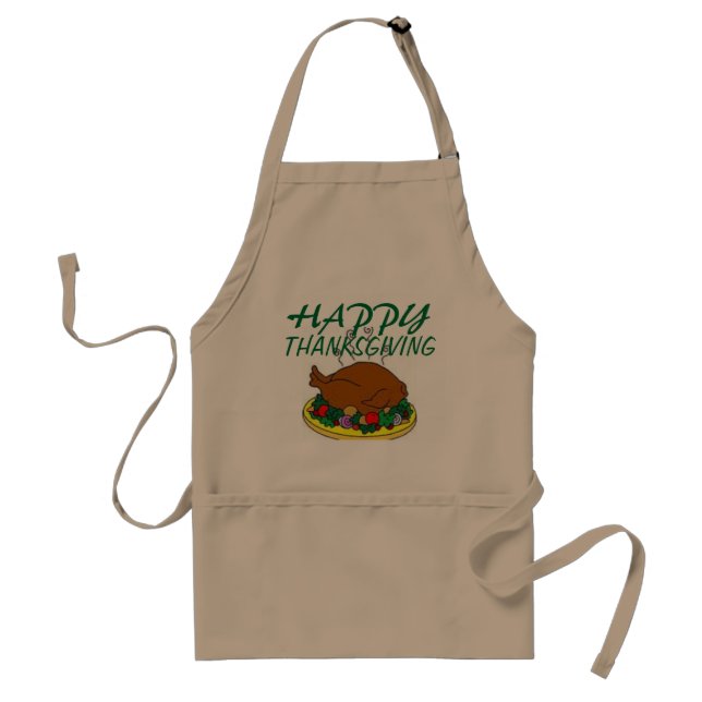 APRON CHEFS APRON FOR THANKSGIVING YELLOW (Front)