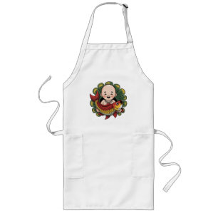 Apron Chloe Baby – Cute Boy with Lucky Koi