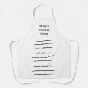 Apron cooking Secret Recipes Cook design