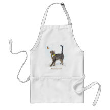 Apron Featuring Tabatha, the Tabby