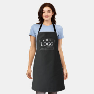 Apron For Women Chef Female Blue Custom Logo