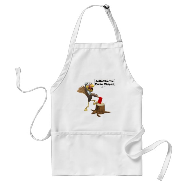 Apron - Funny Thanksgiving Turkey (Front)