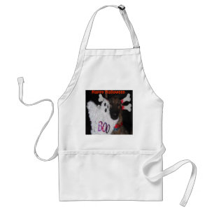 Apron German Shepherd Halloween Boo
