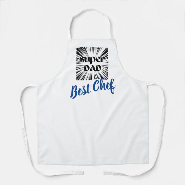 Apron Gift for Dads Who Cook (Front)