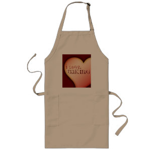 Apron Heart, I Love Baking, Customisable By You!