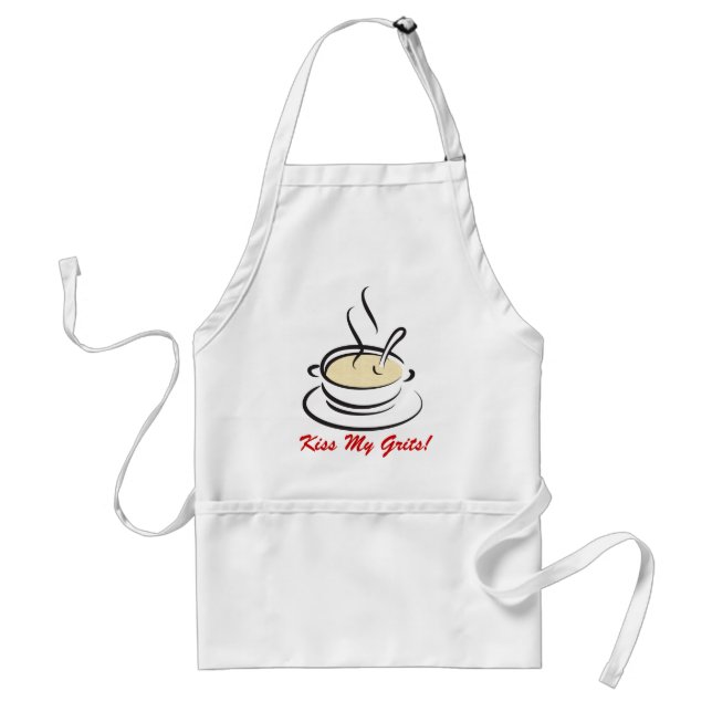Apron--Kiss My Grits! Standard Apron (Front)