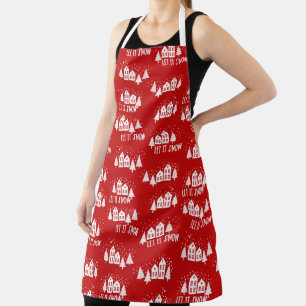 Apron Large (68,6 x 86,4 cm) - Christmas Pattern