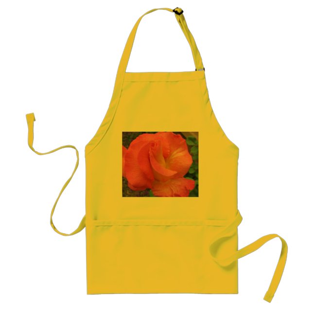 Apron--Mardi Gras Rose Standard Apron (Front)