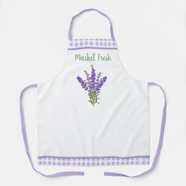 Apron Market Fresh Lavender (Front)