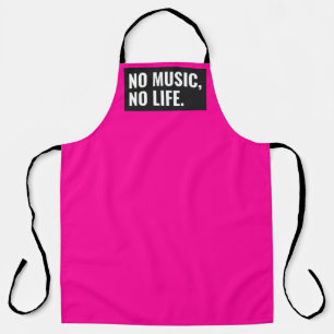 Apron No Music No Life – Cook with Rhythm