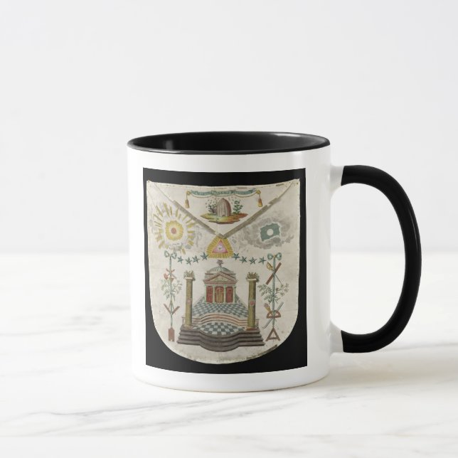 Apron of a Master of Saint-Julien Lodge in Mug (Right)