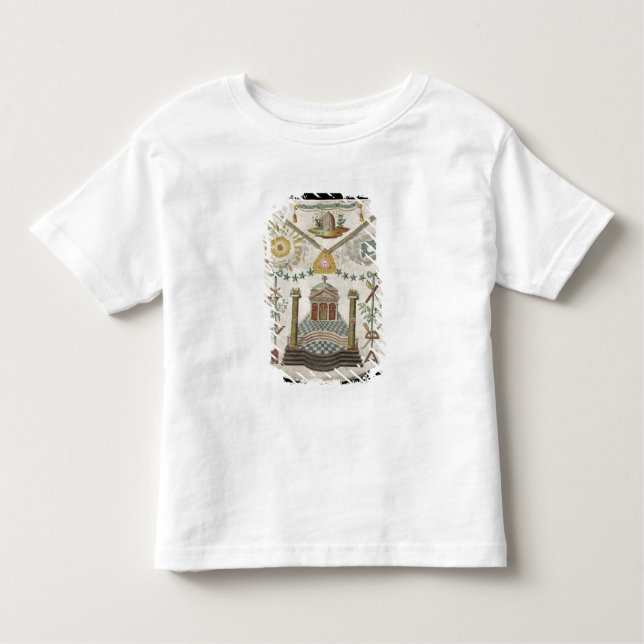 Apron of a Master of Saint-Julien Lodge in Toddler T-Shirt (Front)
