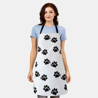 Apron - Polydactyl Paw Prints