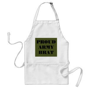 Apron Proud Army Brat