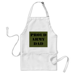 Apron Proud Army Dad