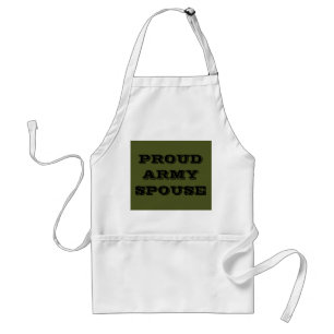 Apron Proud Army Spouse