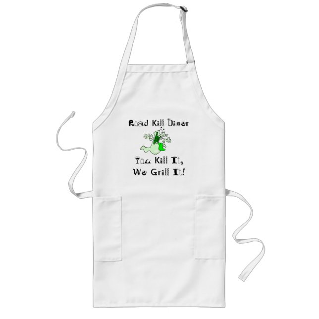 Apron RoadKill Road Kill Funny Critter Expression (Front)