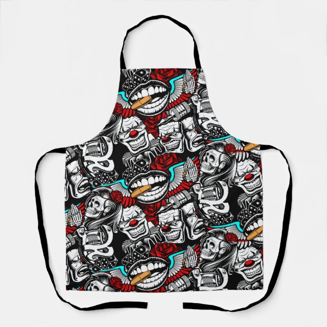 Apron skulls Vintage Tattoo (Front)