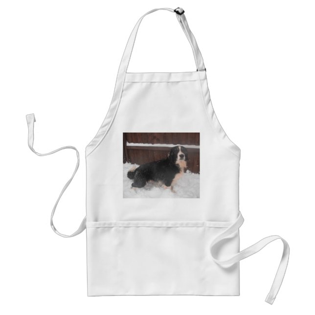 Apron Sprollie In The Snow (Front)