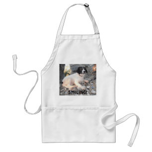 Apron Sprollie Visiting Castle Smiling