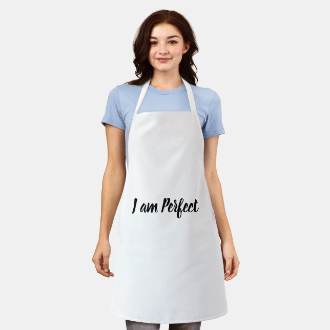  Apron – Stylish & Confident Kitchen Women and man (Worn)