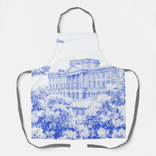 Apron - 'The Grounds at Pemberley' (Blue)