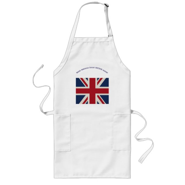 Apron - Union Jack Flag with witty statement... (Front)