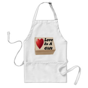 Apron Valentine Love Is A Gift