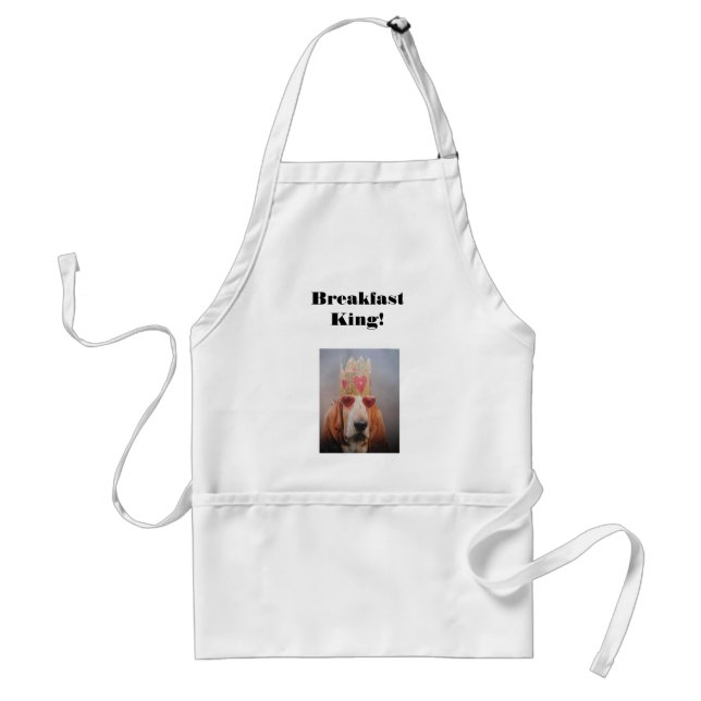 Apron With Basset Hound King (Front)