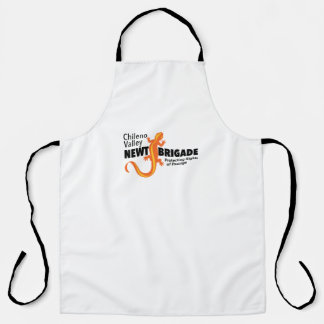 Apron with Chileno Valley Newt Brigade logo