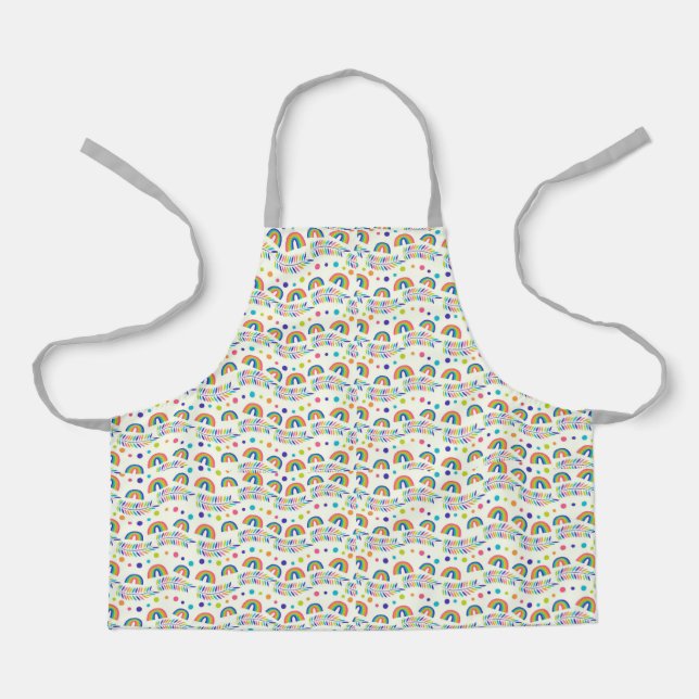 Apron with colourful animal pattern (Front)
