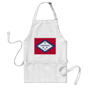 Apron with Flag of Arkansas, U.S.A.