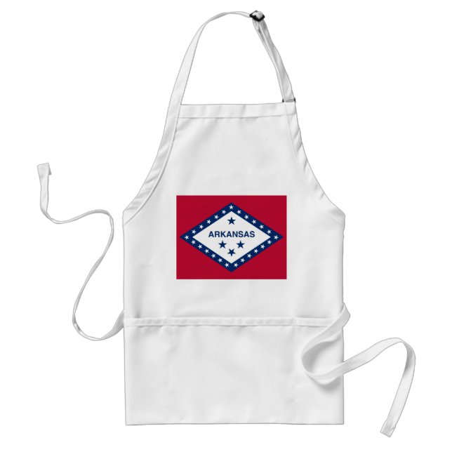 Apron with Flag of Arkansas, U.S.A. (Front)