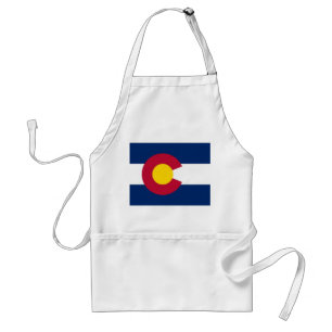 Apron with Flag of Colorado State, U.S.A.