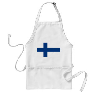 Apron with Flag of Finland