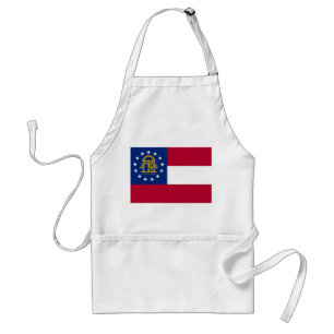 Apron with Flag of Georgia, U.S.A.
