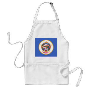 Apron with Flag of Minnesota, U.S.A.