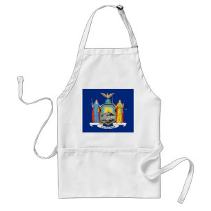 Apron with Flag of New York, U.S.A.