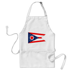 Apron with Flag of Ohio, U.S.A.