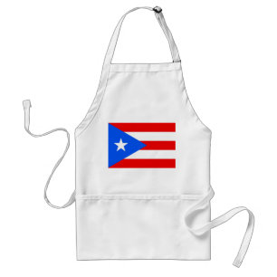 Apron with Flag of Puerto Rico, U.S.A.
