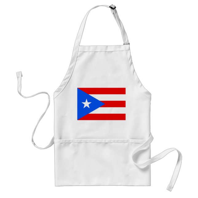 Apron with Flag of Puerto Rico, U.S.A. (Front)