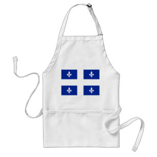 Apron with Flag of Quebec, Canada