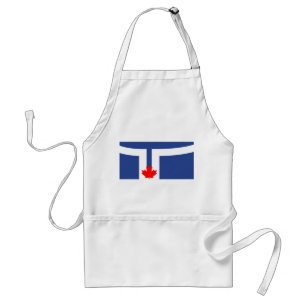 Apron with Flag of Toronto