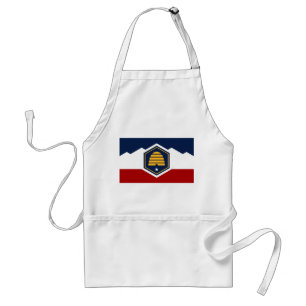 Apron with Flag of Utah, USA