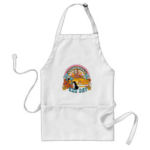 Apron with Good Vibes All Day Design