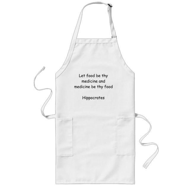 Apron with Greek Quote (Front)