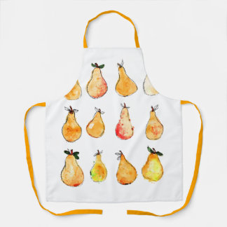 Apron with Pears Design