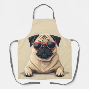 Apron with Pug